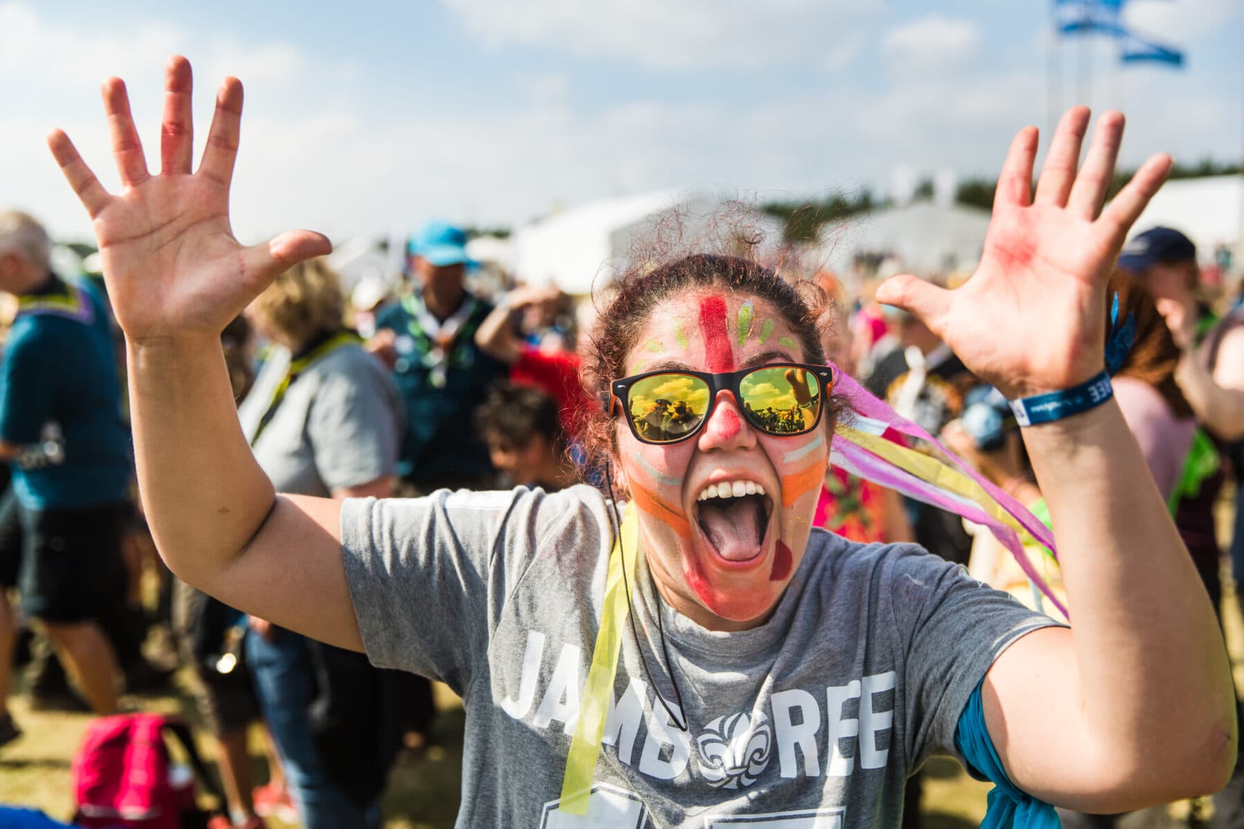 20170809 Upptäckarkarneval på Jamboree17. Foto: Magnus Fröderberg