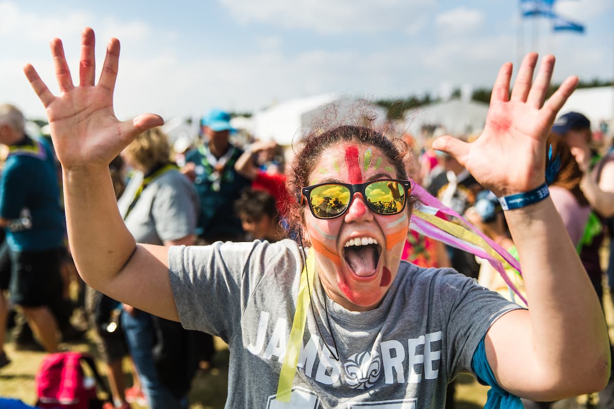 20170809 Upptäckarkarneval på Jamboree17. Foto: Magnus Fröderberg