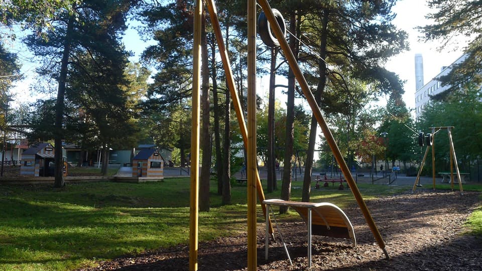 Ekholmens lekpark. Foto: Stockholms stad