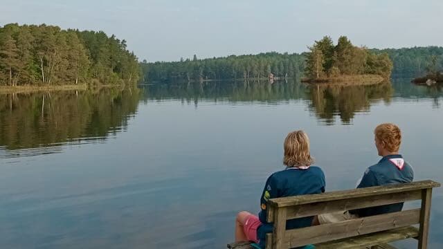 Leda scouting i korthet på regionslägret