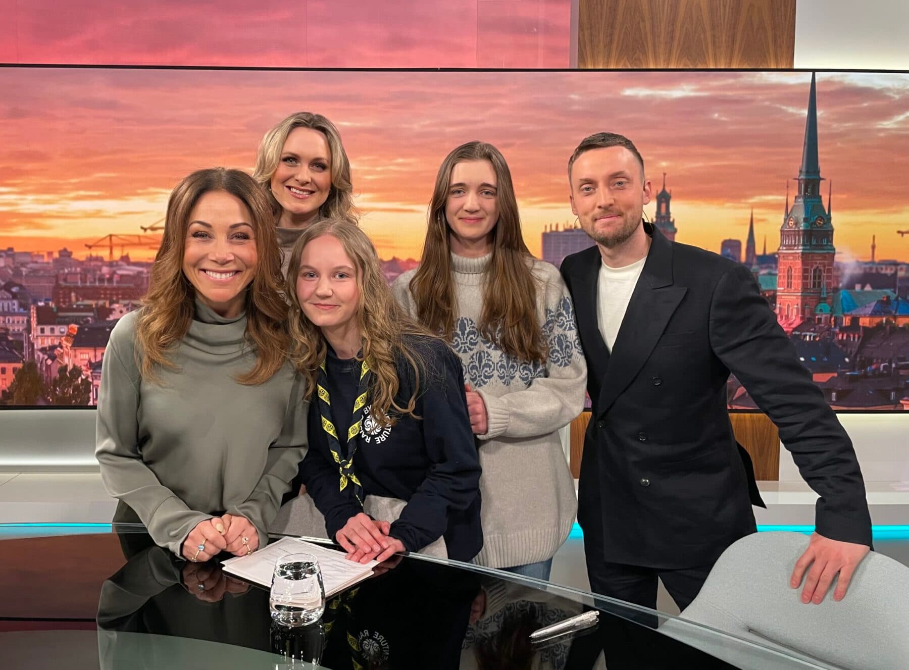 Unga talespersoner i TV4 efter fem